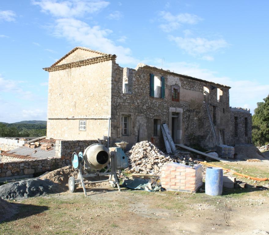 26 Faade Nord Est Pendant Travaux